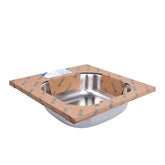 Fregadero sencillo empotrar 21" x 19.5" acero inoxidable 304  oset